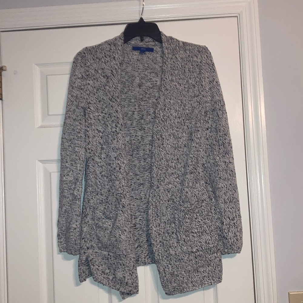 Apt.9 Open Front Beautiful Gray White And Black B… - image 1